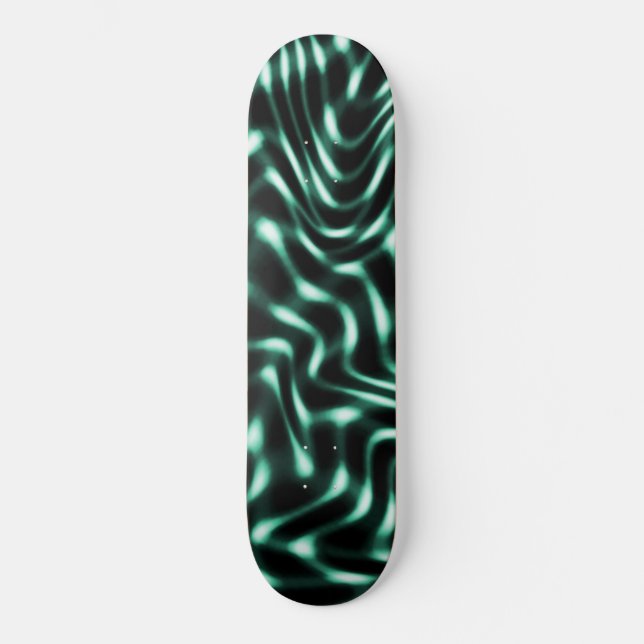 Skate Ótimas características cian ou verde esbranquiçada (Frente)