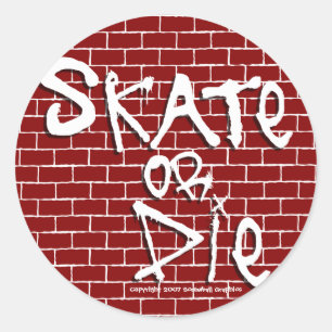 Skate ou adesivos Die
