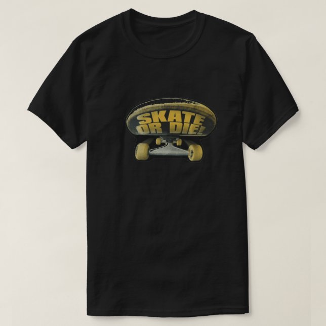 Skate ou die T-shirt (Frente do Design)