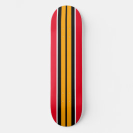 Skate Ouro Brilhante,  Amarelo, Rasgos Pretos
