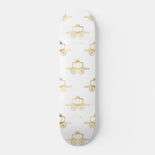 Skate Ouro Coaches Cinderela Princesa Magia Real
