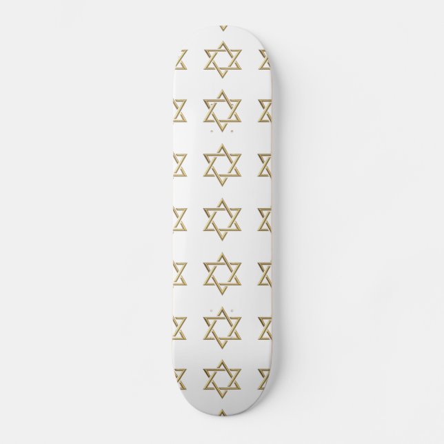 Skate Ouro Star de David (Frente)