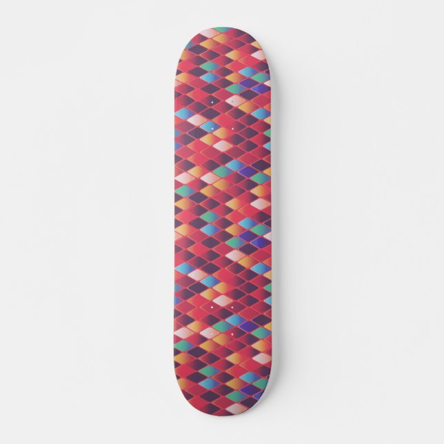 Skate Ouros Abstrato coloridos (Frente)