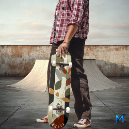 Skate Outdoor de Folha Terrestre - Natural de Boho Minim