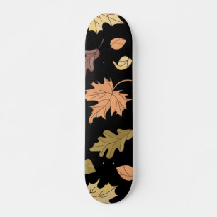 Skate outono, outono, folhas, folhas