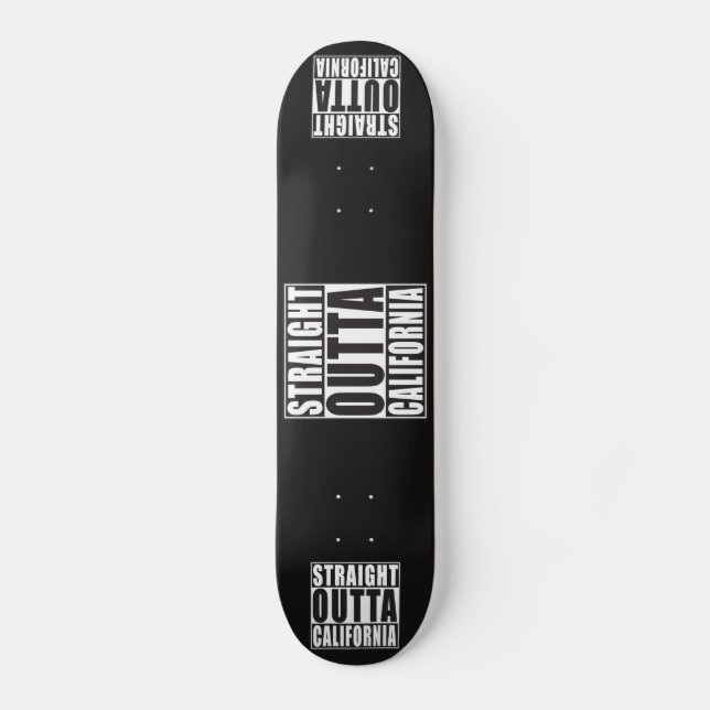Skate Outta reto Califórnia (Frente)