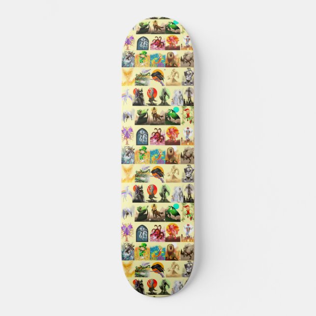Skate P is for Phoenix Together on Yellow  (Frente)