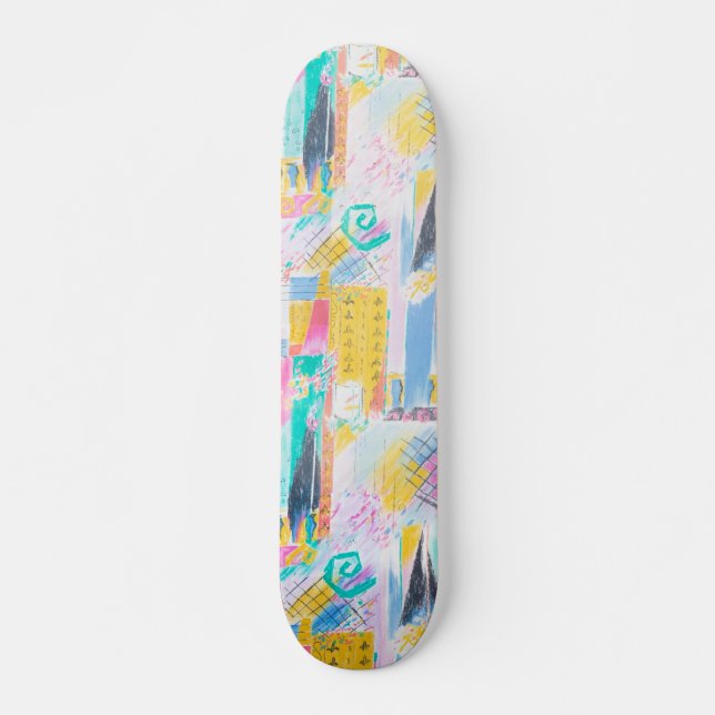 Skate padrão abstrato (Frente)