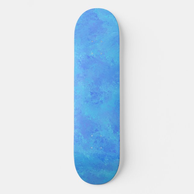 Skate Padrão Abstrato Azul (Frente)