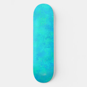 Skate Padrão Abstrato Azul Turquesa