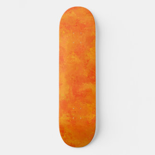 Skate Padrão Abstrato Laranja