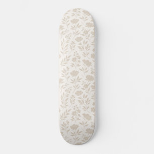 Skate Padrão Botânico Minimalista de Luxo
