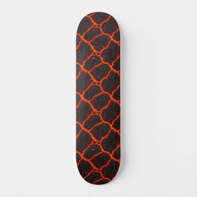 Skate Padrão contínuo de fluxo de lava (Frente)
