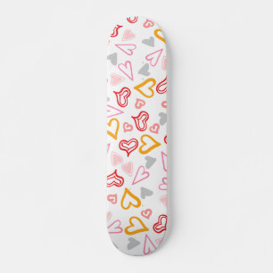 Skate Padrão Corações 26