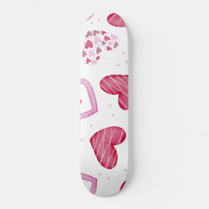 Skate Padrão Corações 36