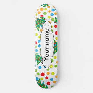 Skate Padrão das árvores de Natal