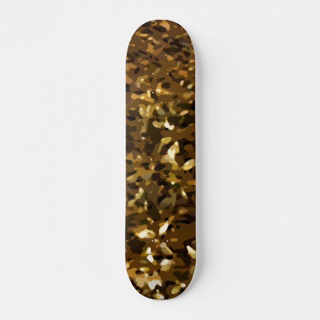 Skate Padrão de Abstrato de cor de camo (Frente)
