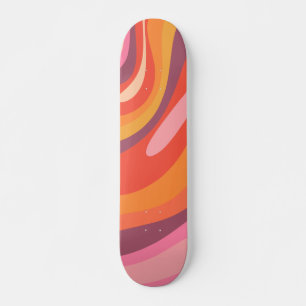 Skate Padrão de Abstrato do Groovy Loops de Onda