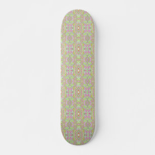 Skate Padrão de Abstrato e cor-de-rosa retrorreflector