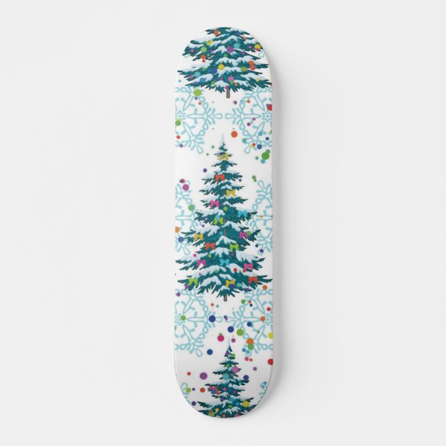 Skate padrão de árvore de Natal (Frente)