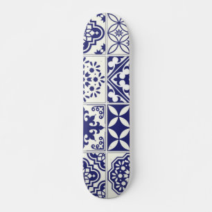Skate Padrão de azulejos cerâmicos