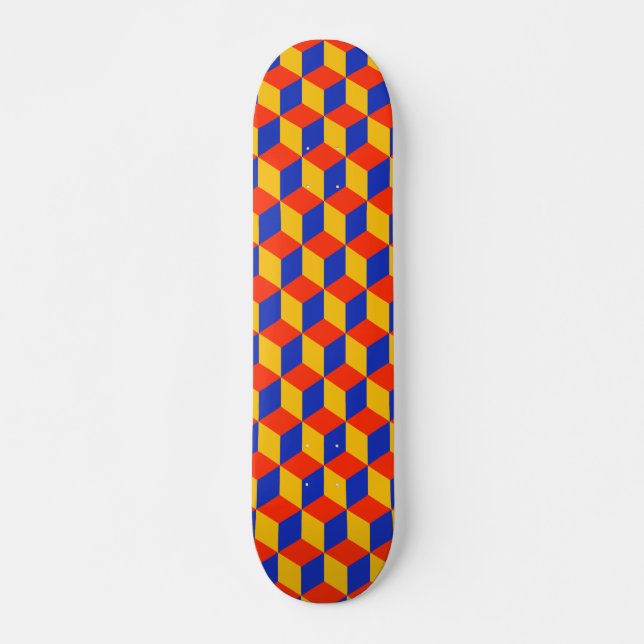 Skate Padrão de bloco 01 - Retroativo (Frente)
