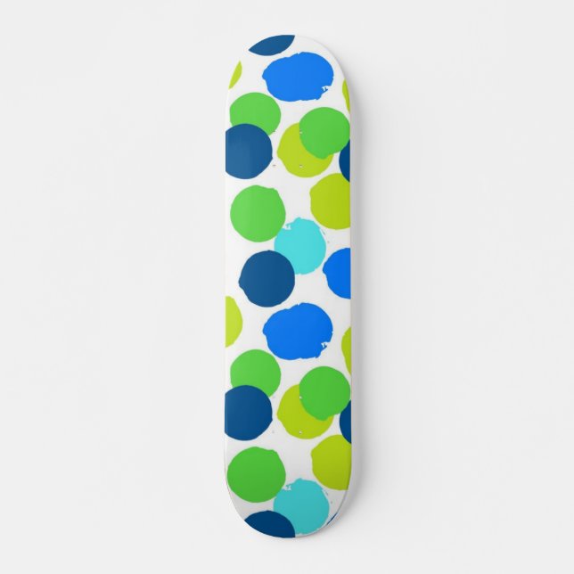 Skate padrão de bolinhas (Frente)