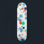 Skate Padrão de Bolinhas Moderna Flutuante Colorida<br><div class="desc">Este design moderno apresenta um legal e moderno padrão de bolinhas colorido #skate #skate #skatelife #skatelife #sk #skateboardingisdiversão #skater #skateshop #skateshop #skateday #skateday #skateboarder #skateboards #skating #life #skatergirl #trendendendage #legal</div>