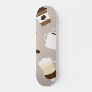 Skate Padrão de café