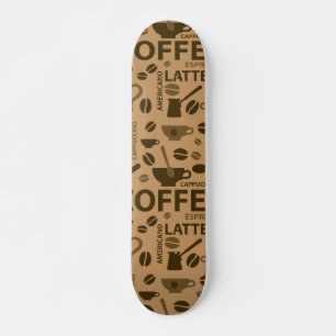 Skate Padrão de café