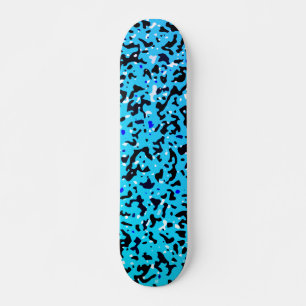 Skate Padrão de Camo Azul