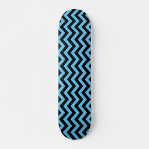 Skate Padrão De Cevon Azul E Preto
