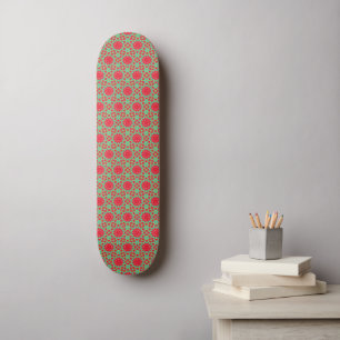 Skate Padrão de Charme de Férias de Natal