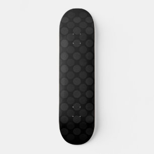 Skate Padrão de círculos pretos com sombreado retrô