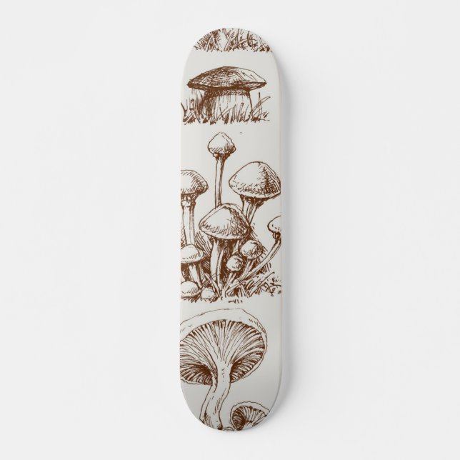Skate Padrão de cogumelo (Frente)