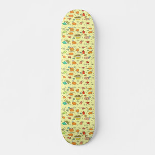 Skate Padrão de Comida e bebida