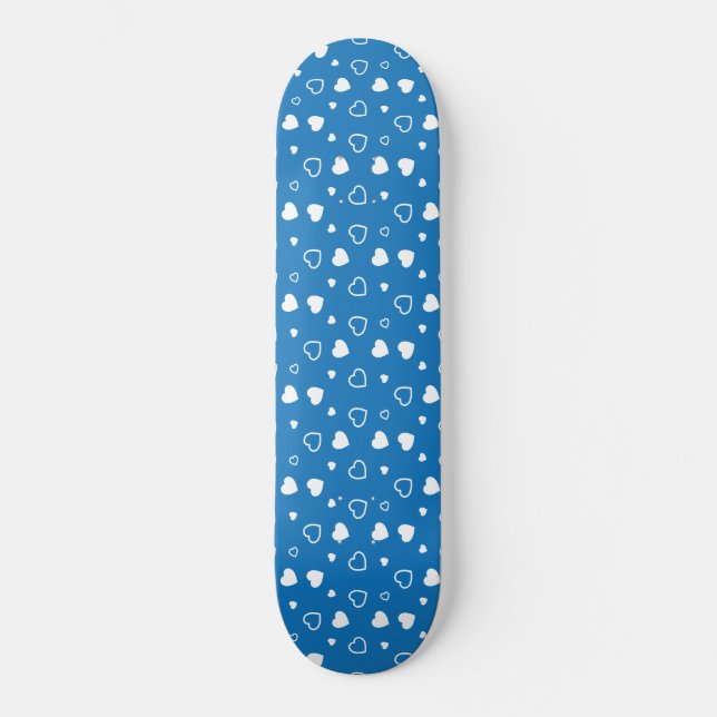 Skate Padrão de corações estilizados 7 (Frente)