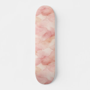 Skate Padrão de Design Abstrato Moderno Rosa Suave