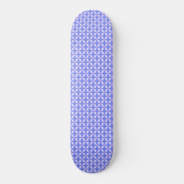 Skate Padrão de Design Floral (Frente)