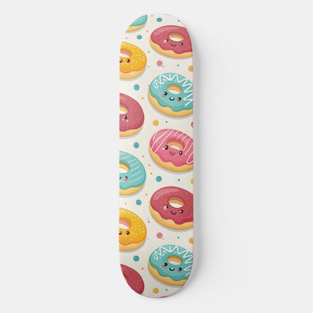 Skate Padrão de Donuts (Frente)