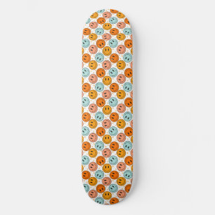 Skate Padrão de Emoji Sorriso