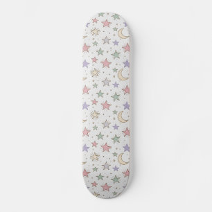 Skate Padrão de Estrela da Lua Caprichosa