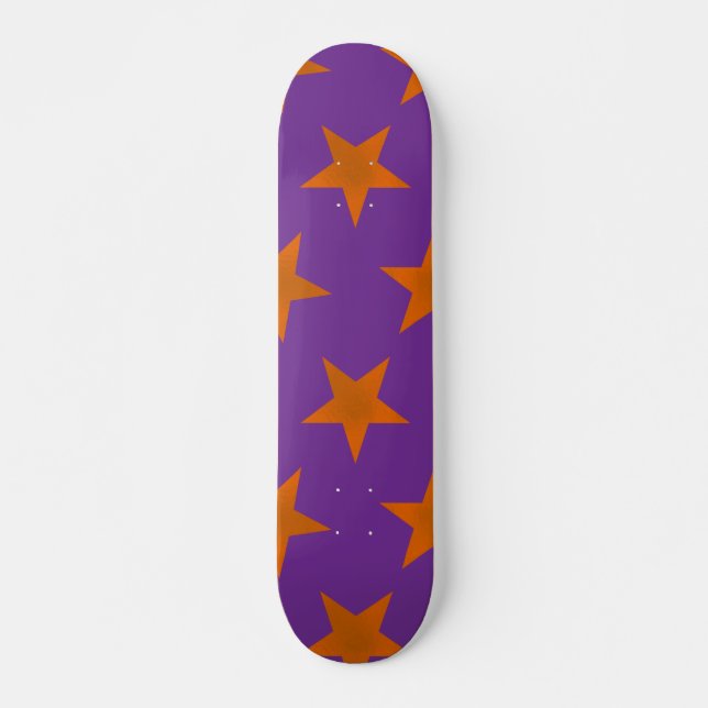 Skate Padrão de estrelas de ouro 3 (Frente)