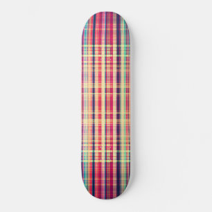 Skate Padrão de faixas rugosas de safra vermelha