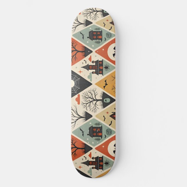 Skate Padrão de fantasma escuro (Frente)