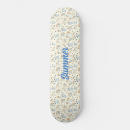 Skate Padrão de Flor Selvagem de Trendy Personalizado