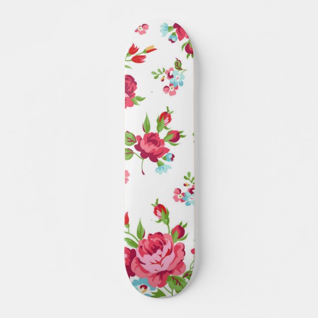 Skate Padrão de flores (Frente)
