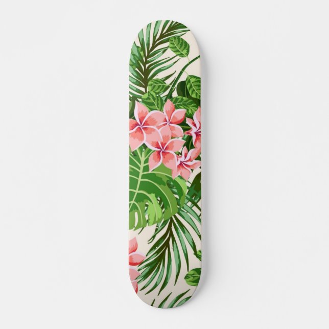 Skate Padrão de flores (Frente)