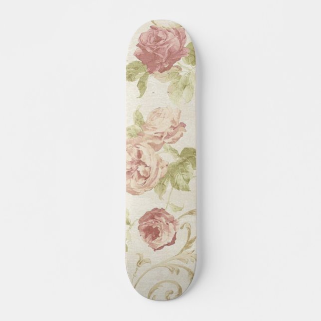 Skate Padrão de flores (Frente)