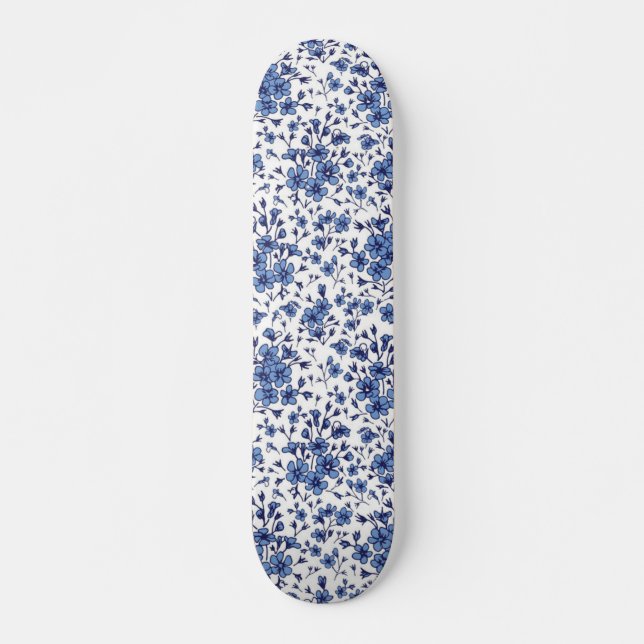 Skate Padrão de flores (Frente)